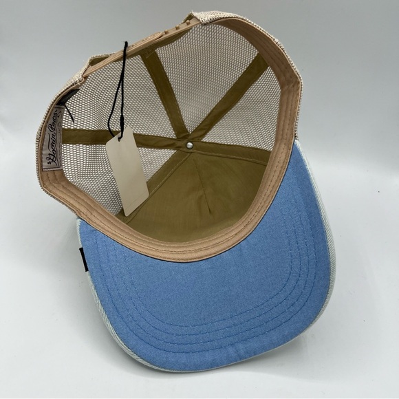 NWT Goorin Bros Animal Farm Snapback Trucker Hat Cap Blue The Cash Cow Patch NEW - Picture 6 of 8